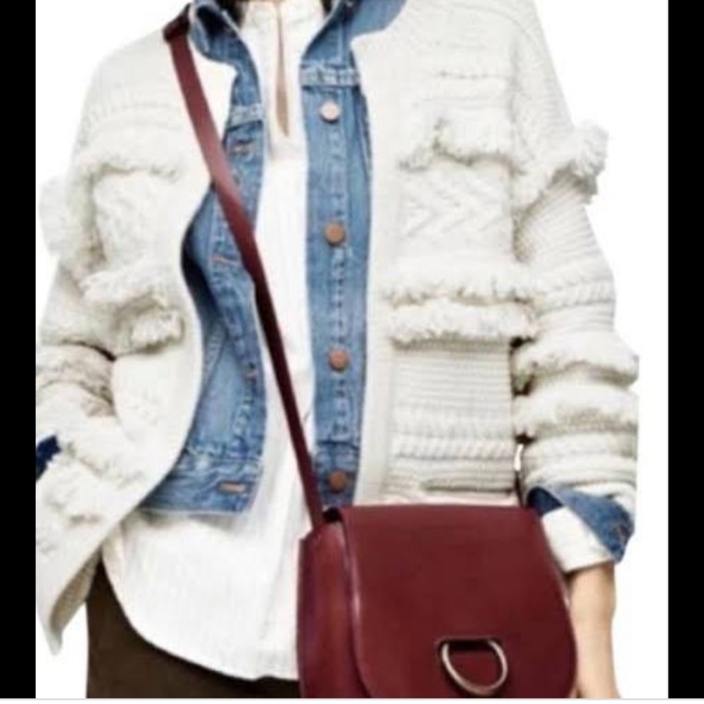 Madewell Desert Valley Fringe Cardigan